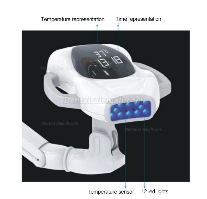 Mobile Constant Temperature Proffesional LED Teeth Whitening Machine Dental Whitening Lamp